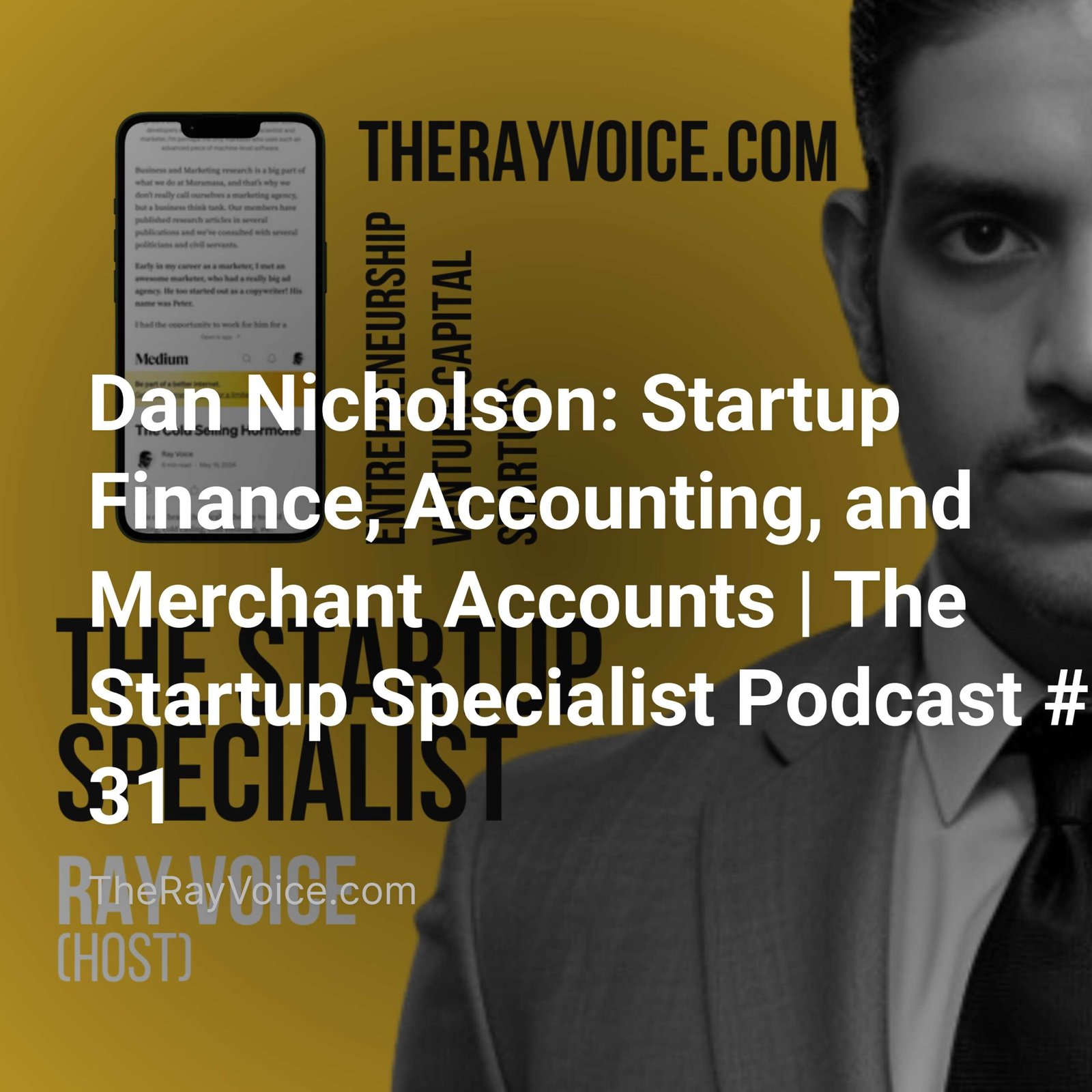 Dan Nicholson: Startup Finance, Accounting, and Merchant Accounts | The Startup Specialist Podcast # 31